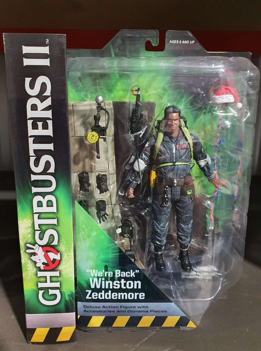 Ghostbusters diamond select toys ghostbusters 2 select: we're back winston zeddemore action figure