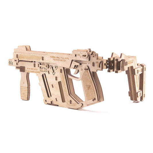 Full Auto Rubber Band Sub Machine Gun 3D PUZZLE