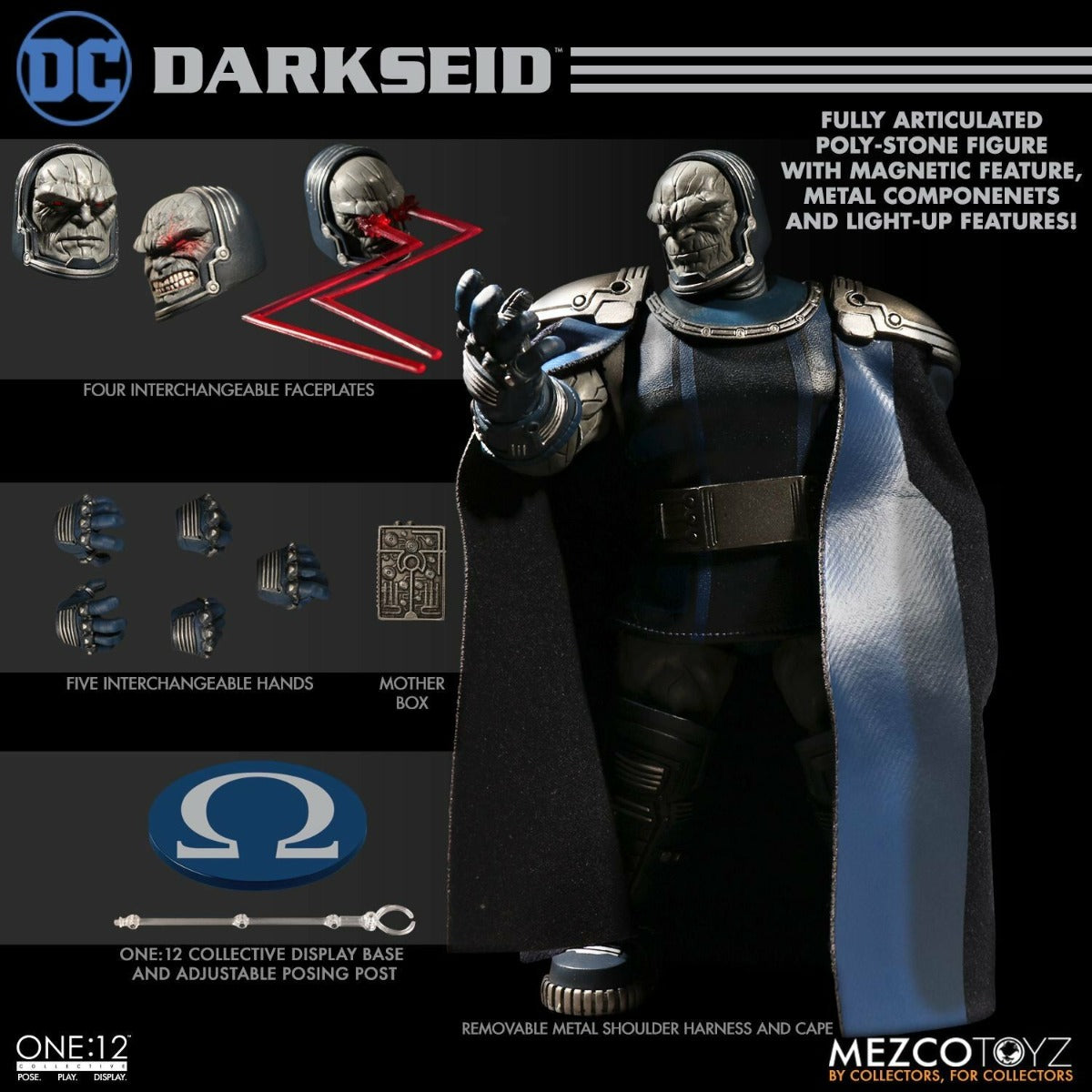 One:12 Collective ~ DARKSEID ACTION FIGURE ~ Mezco ~ DC Comics New Gods