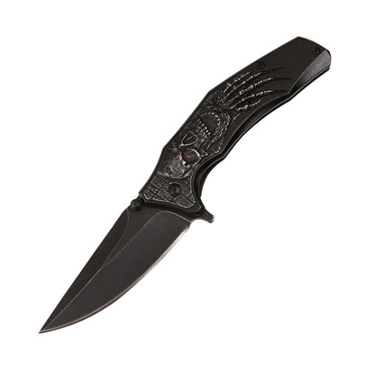 Skull Folding Pocket Knife