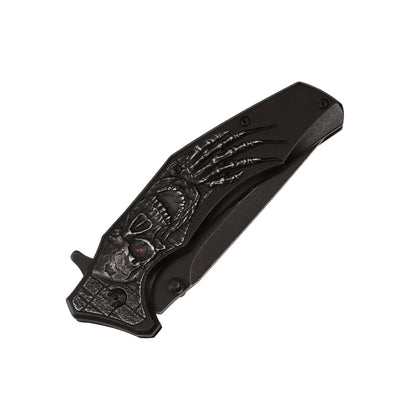 Skull Folding Pocket Knife