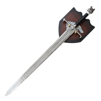 Game Of Thrones Longclaw Sword of Jon Snow with Wall Plaque