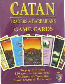 Board Games Catan  Barbarians and Traders Replacement Game Cards 5th edition