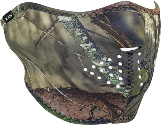 Zan Headgear Half Face Mask Mossy Oak