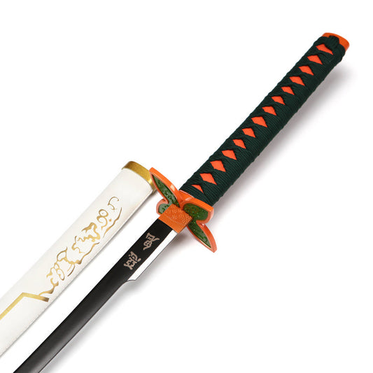 Demon Slayer/Kimetsu no Yaiba: Shinobu Kocho White Scabbard Samurai Sword