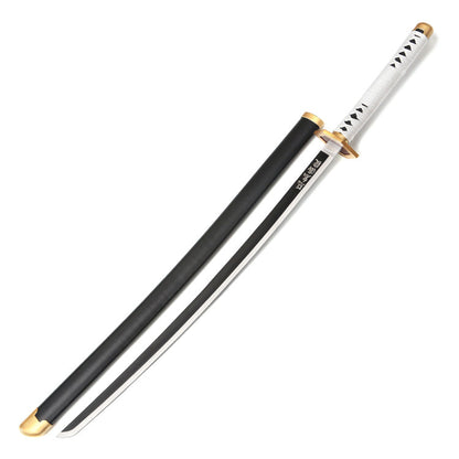 Demon Slayer/Kimetsu no Yaiba: Tomioka Giyuu White Nichirin Samurai Sword