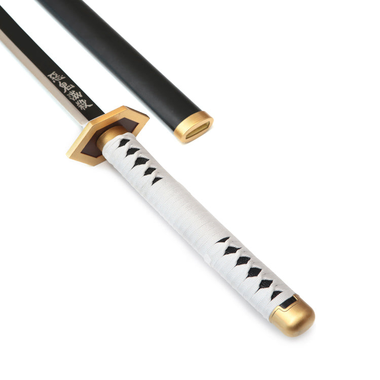 Demon Slayer/Kimetsu no Yaiba: Tomioka Giyuu White Nichirin Samurai Sword