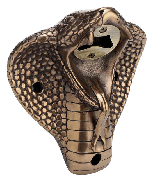 Bronze Cobra Bottle Opener