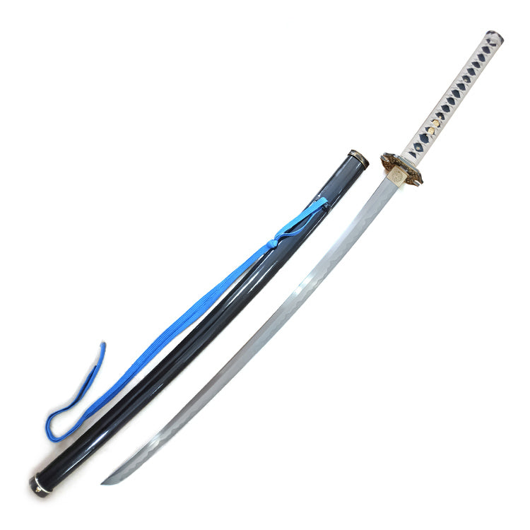 Devil May Cry 5 Vergil Clay Tempered T10 Steel DMC Yamato Samurai Katana Sword