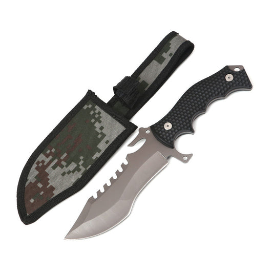 Tactical Survival Military Bowie Camping Hunting Knife Full Tang HF073