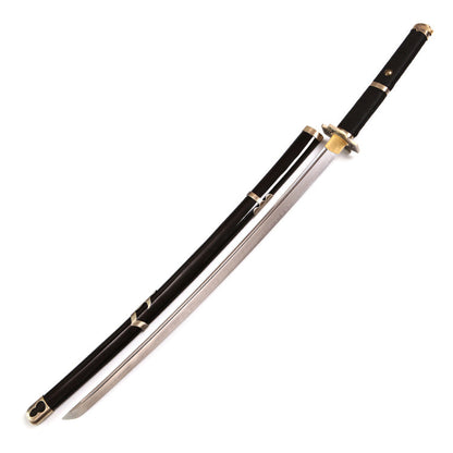 One PIece Zoro Sandai Kitetsu Katana Sword T10 Clay Tempered Blade