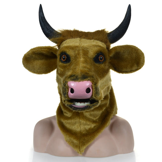 Moving Mouth Bull Furry Mask