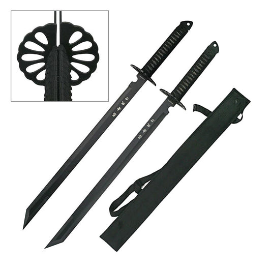 Twin Ninja Full Tang Tactical Sword Set