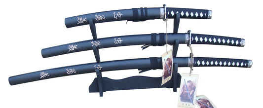 Bushido Warrior Last Samurai Triple Sword Set