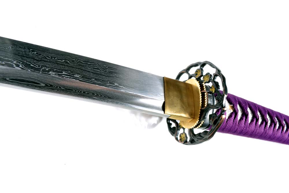 Hand Forged Folded Steel Joker Samurai Sword